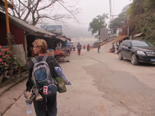 En bateau sur le Mékong 2e jour